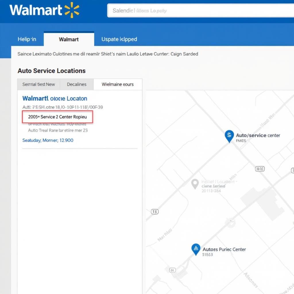 Walmart Auto Service Center Locator