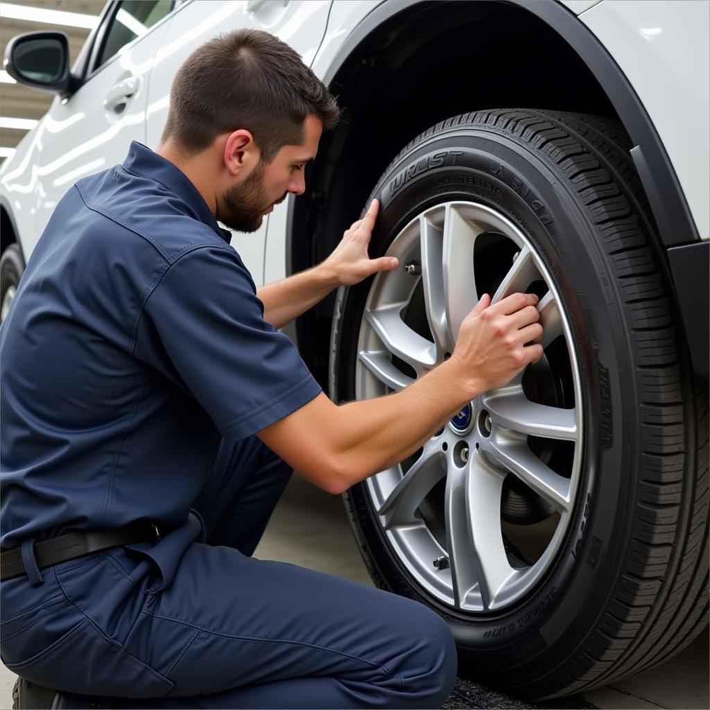 Walmart Auto Service Center Tire Installation