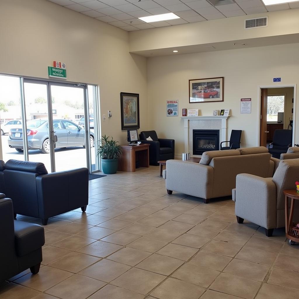 Comfortable Customer Waiting Area at Walson Auto Service Center