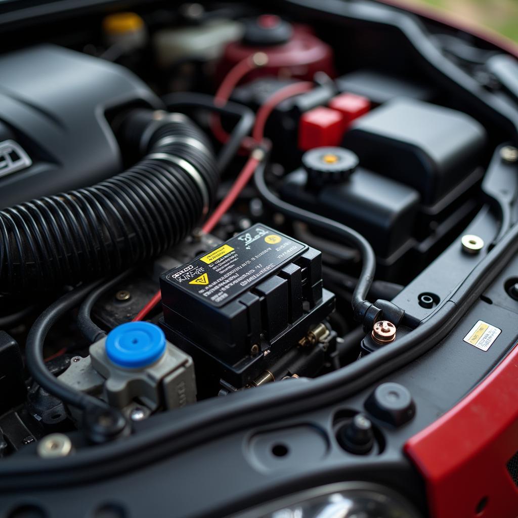 Complex electrical system of a modern car in Wantirna