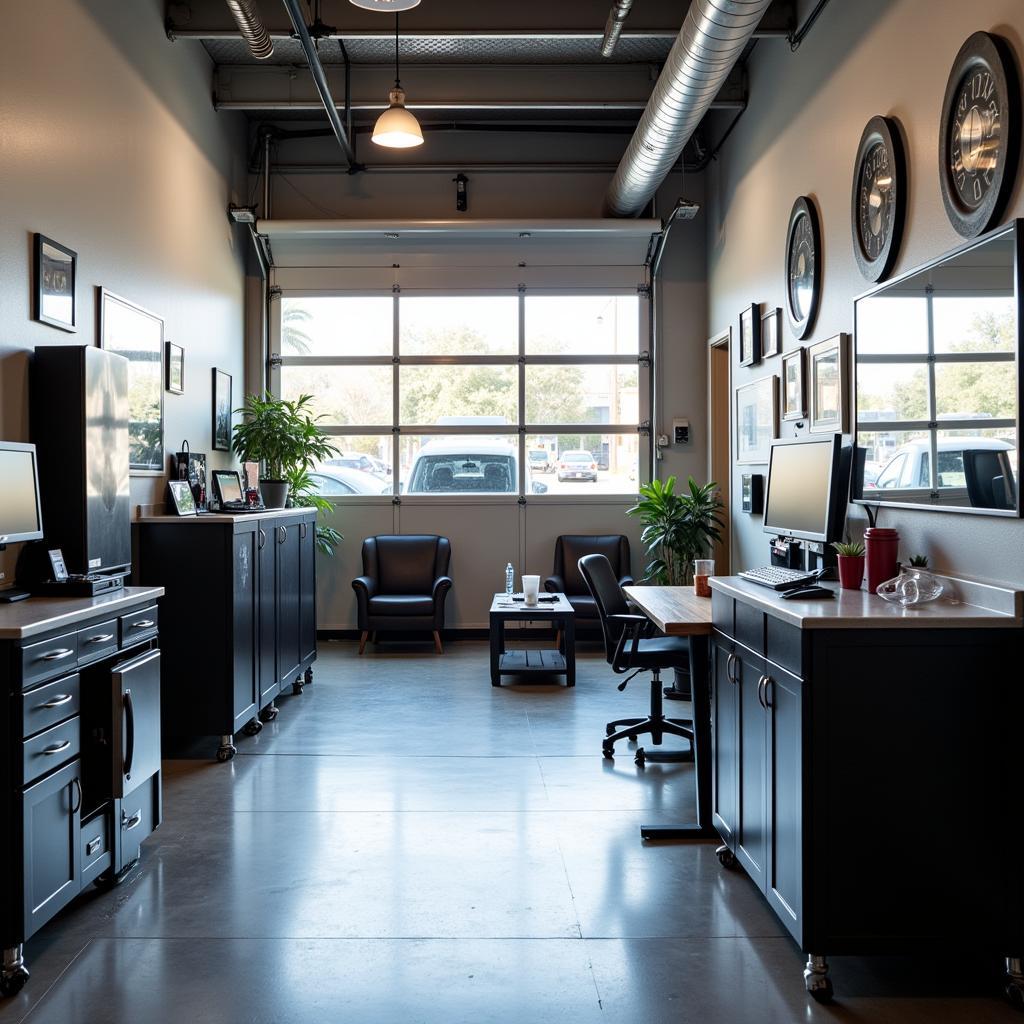 West Hollywood Auto Service Shop Interior