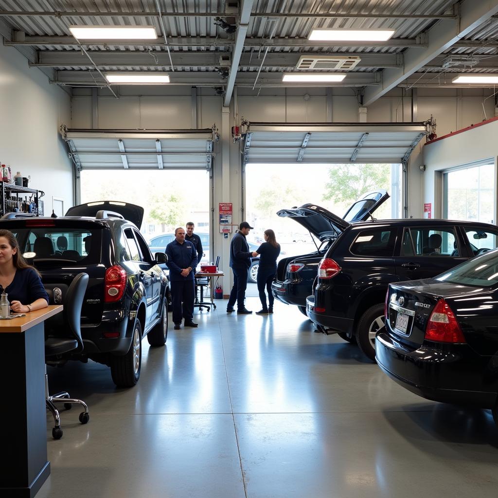 Inside a Whittier Auto Repair Shop