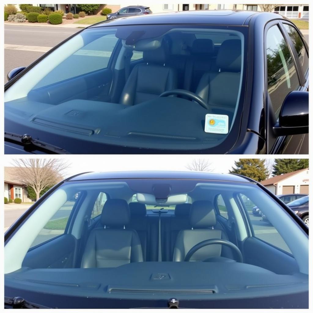 Windshield After Scratch Repair