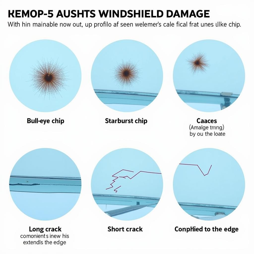 Windshield Chip and Crack Repair Examples