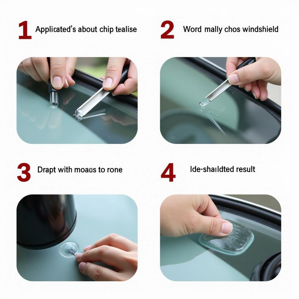 Windshield Chip Repair Process