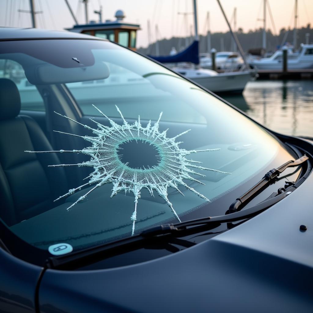 Windshield Damage in Gig Harbor