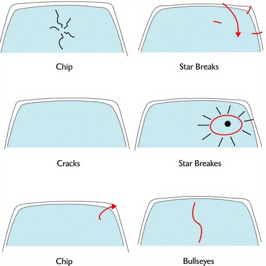 Types of Windshield Damage