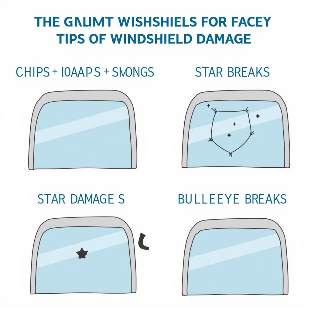 Types of Windshield Damage in Greenville County