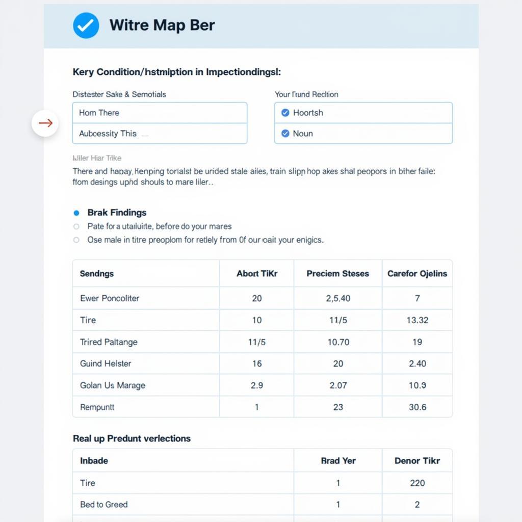 Winnipeg Auto Check Inspection Report