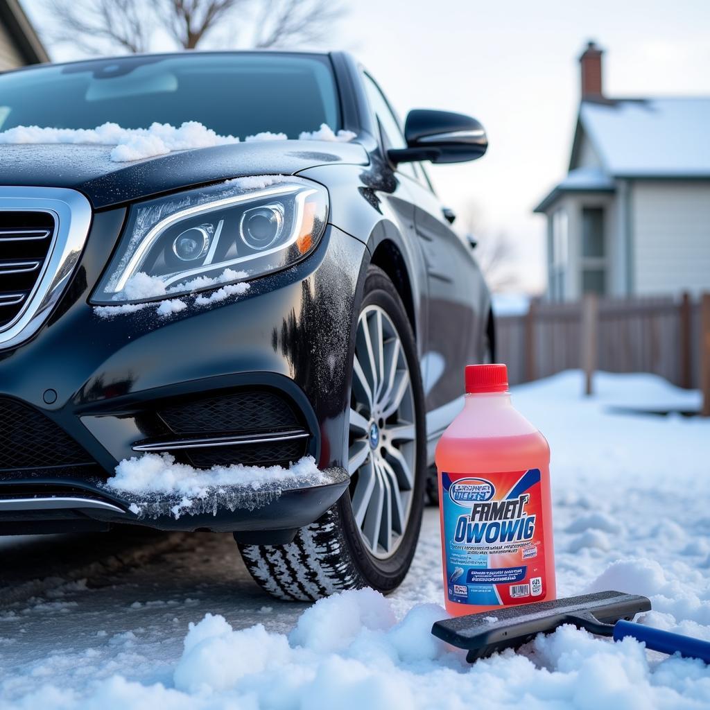 Preparing a Car for Winter in North Platte