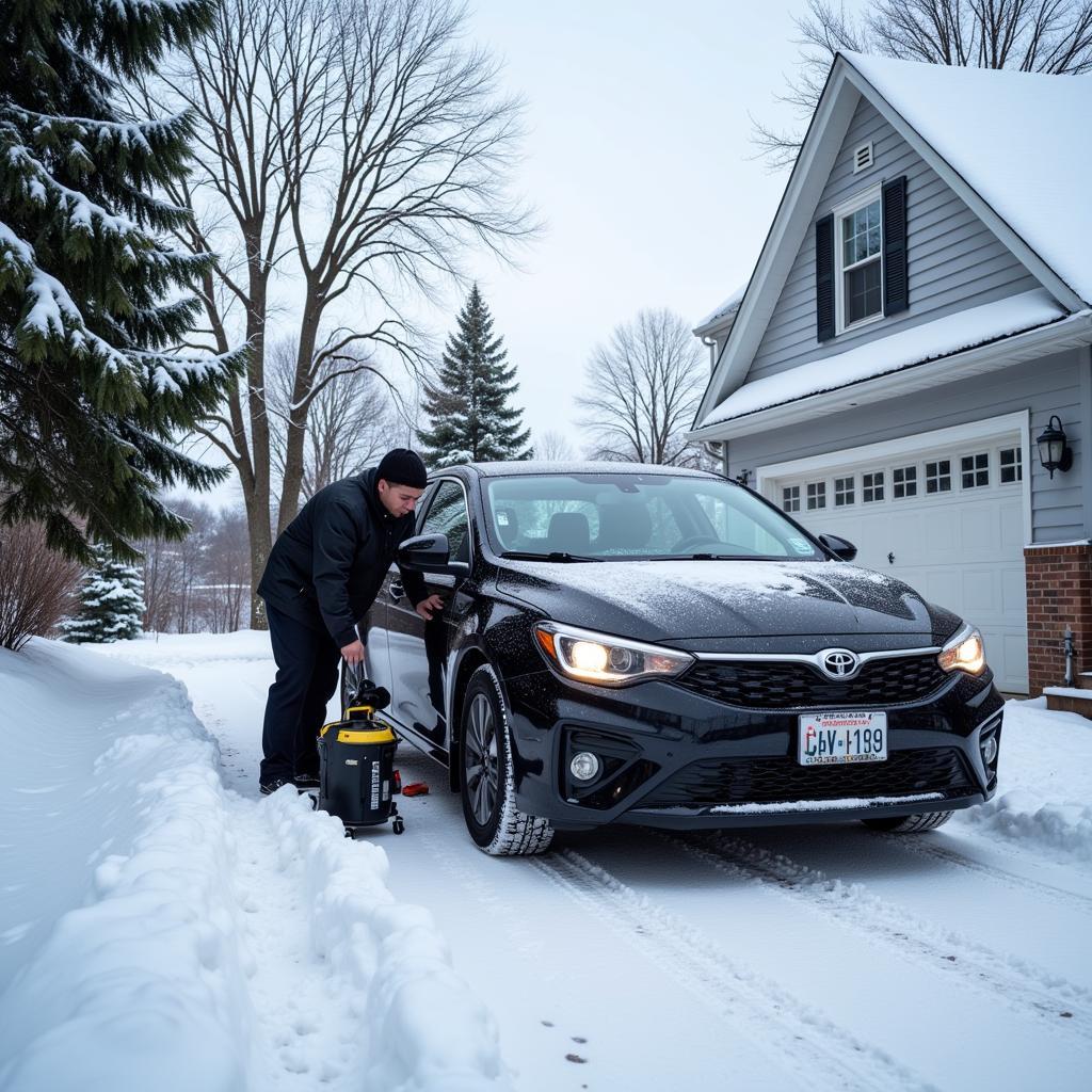 Winter Car Maintenance in Marquette