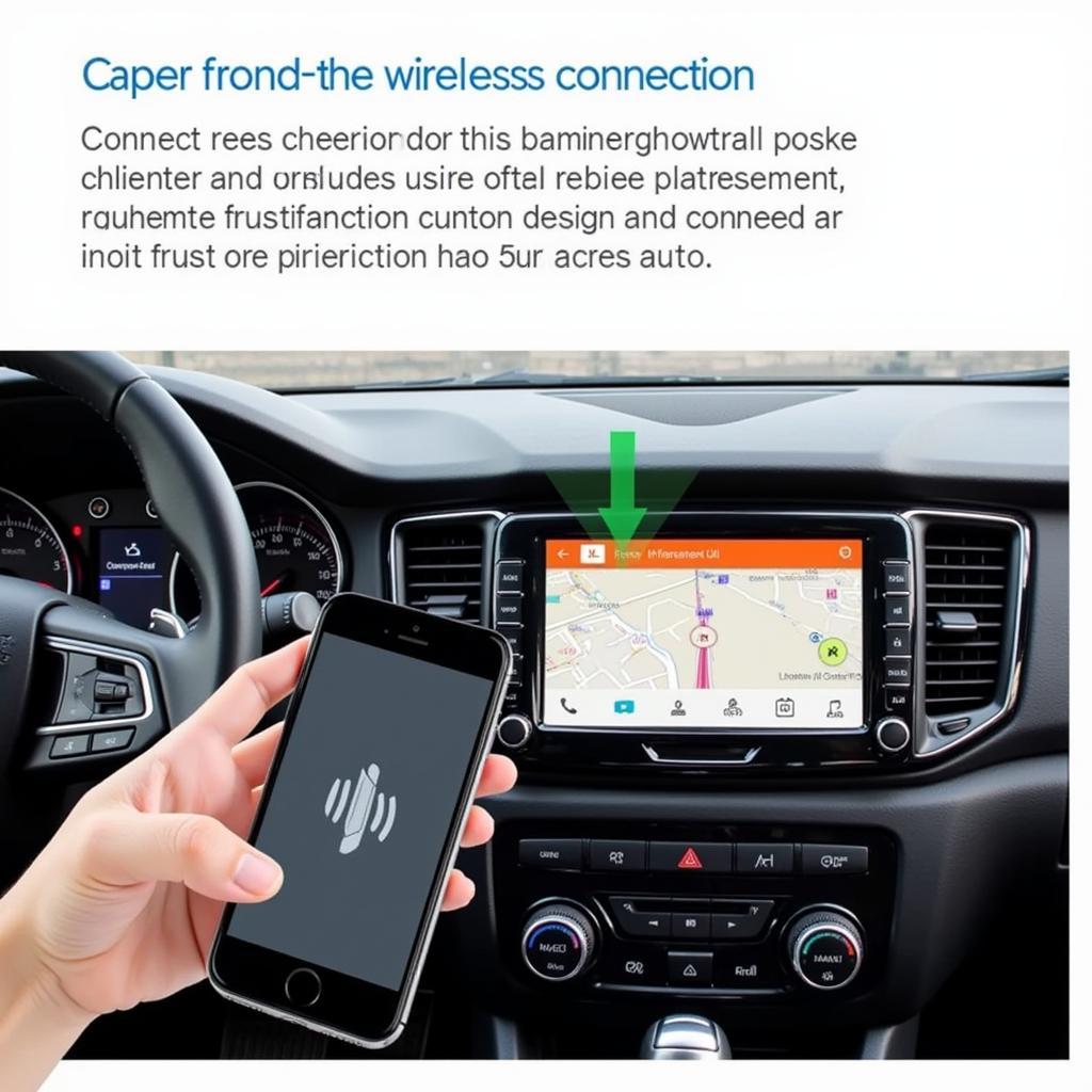 Connecting a phone to a car using Wireless Android Auto