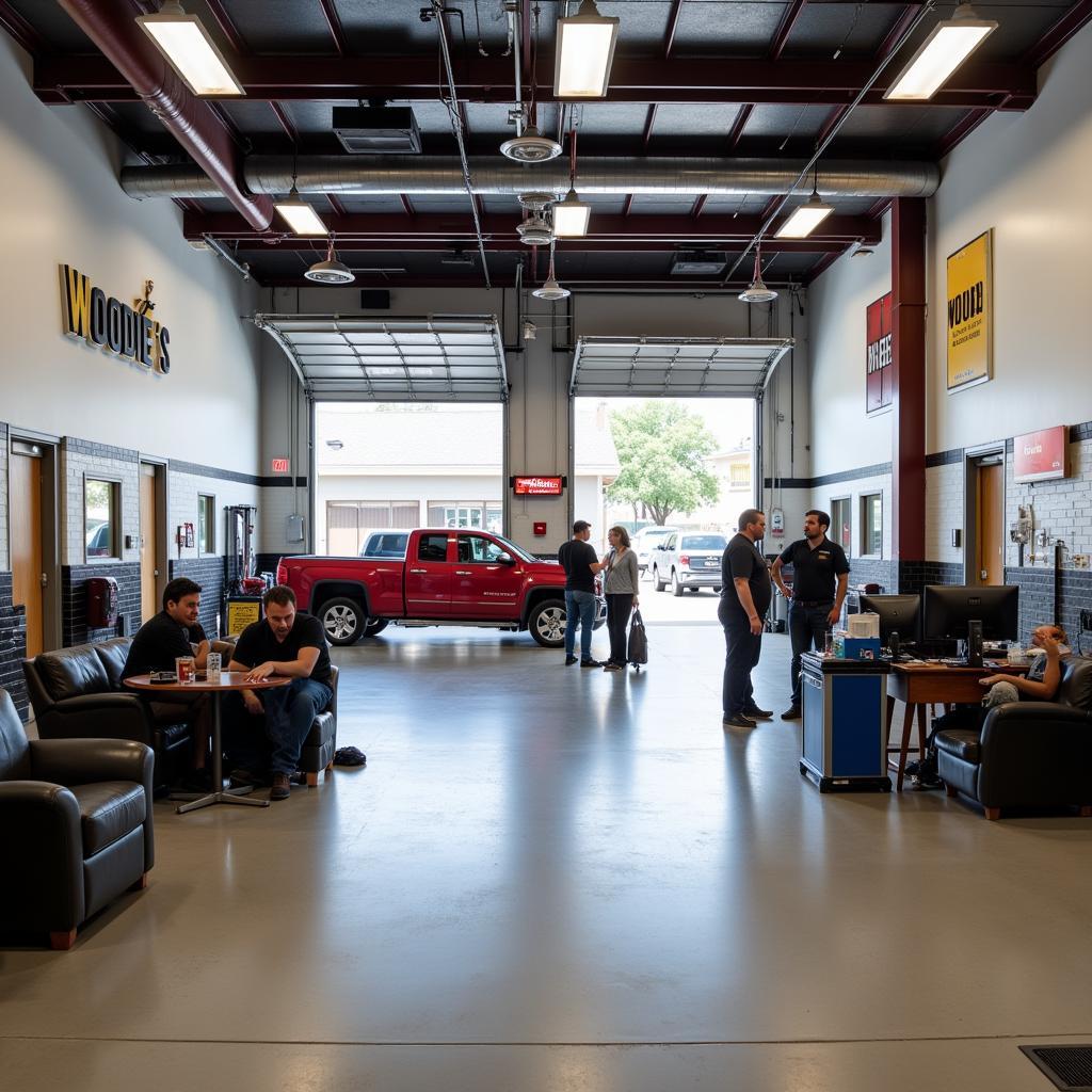 Woodie's Service Center Interior