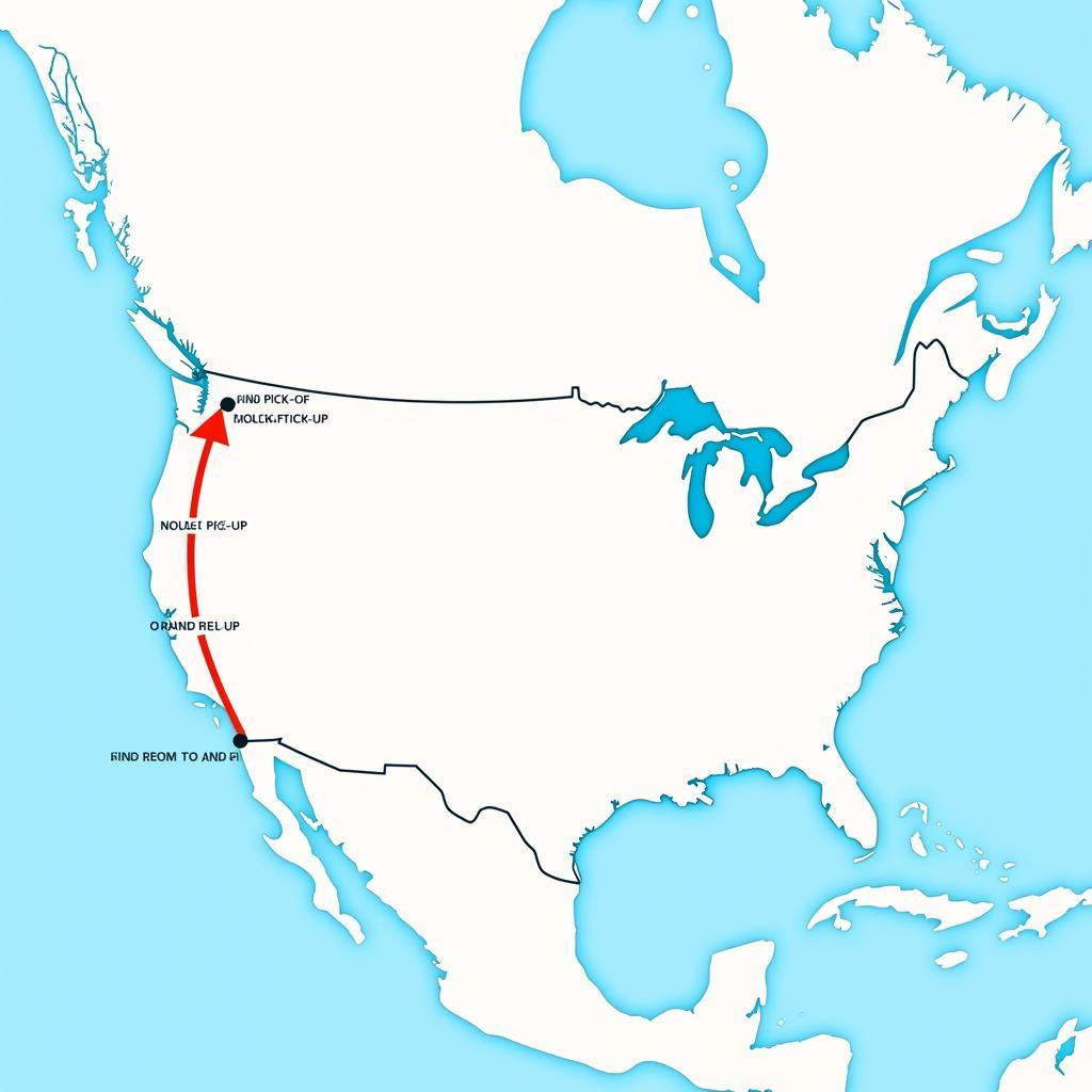 2 JS Auto Transport Service Route Map