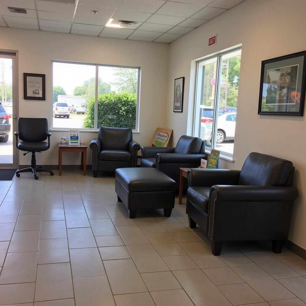 Comfortable Customer Waiting Area at 258 Tire & Auto Service Center