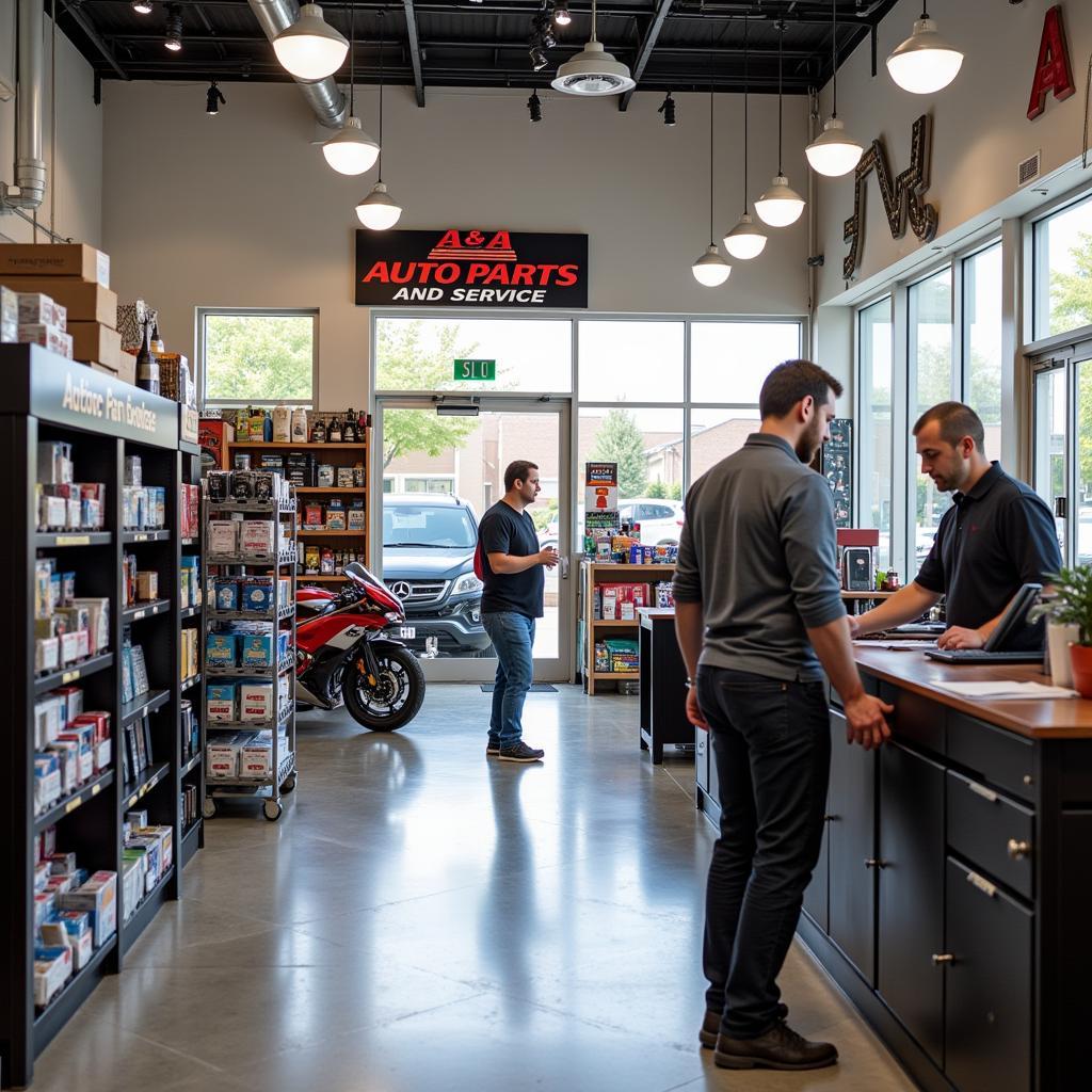 A & A Auto Parts Storefront