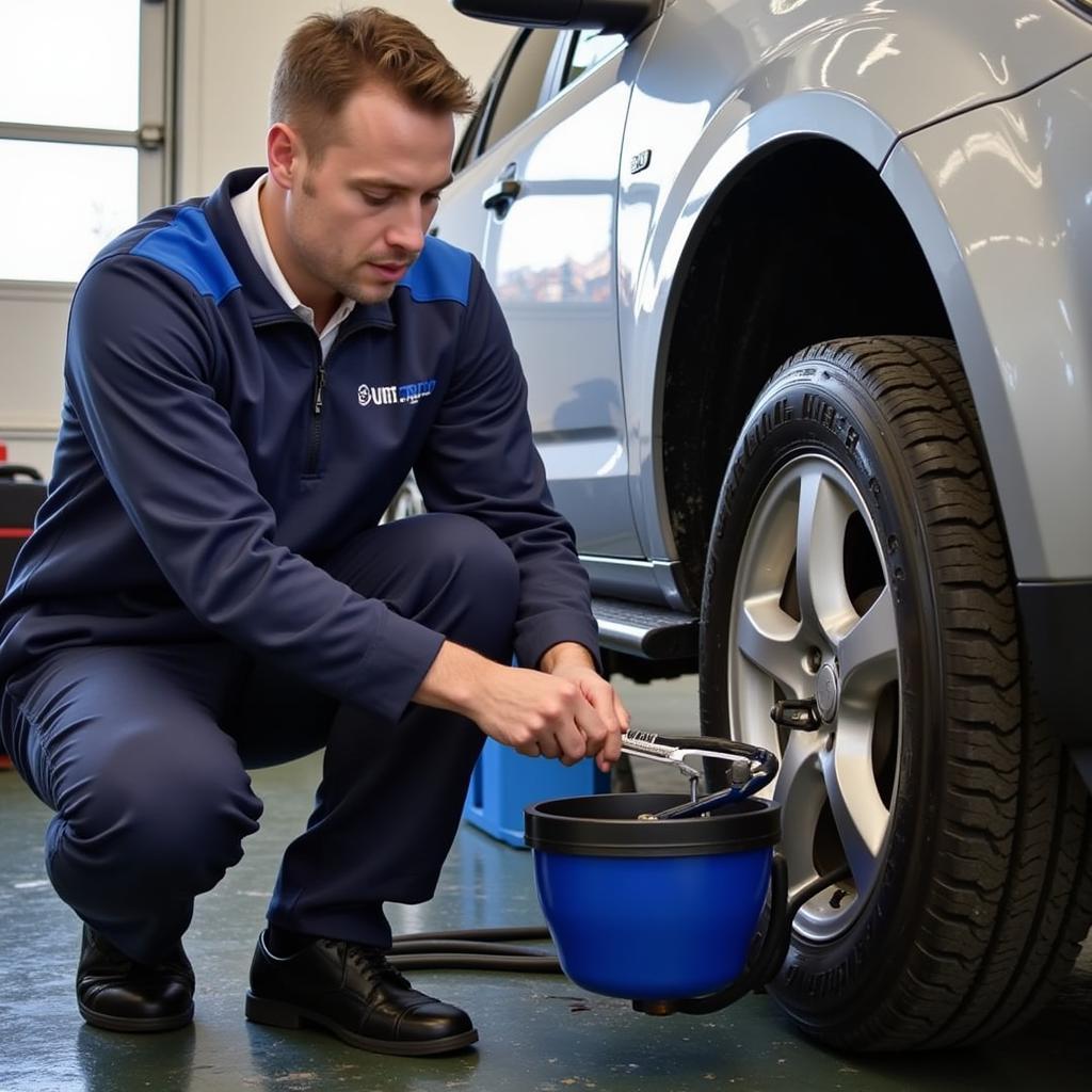 Tire Installation at A-Team Auto Tire & Service LLC