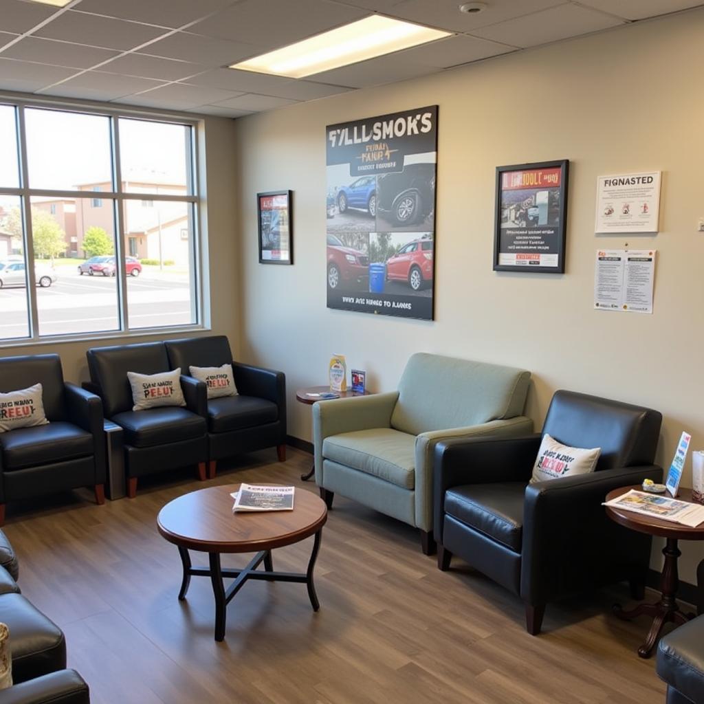 Comfortable Customer Waiting Area