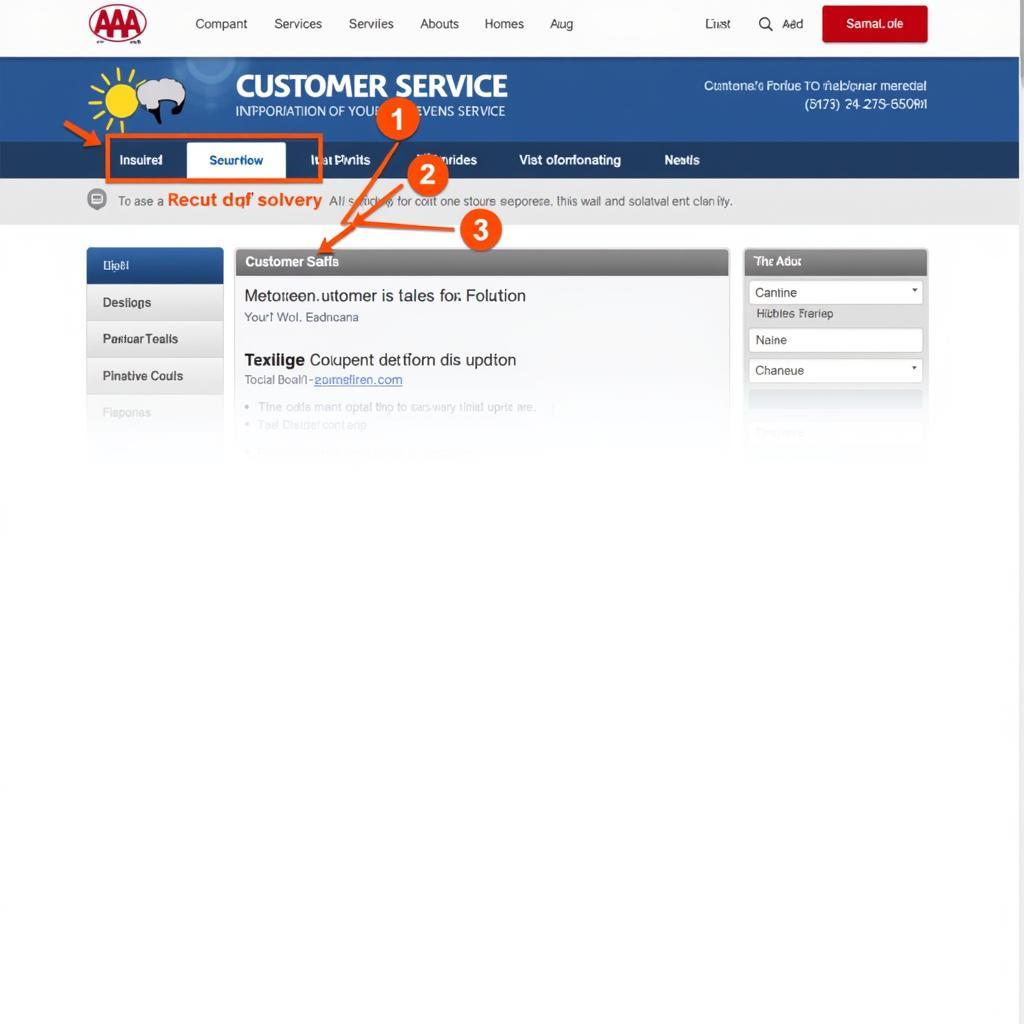 Navigating the AAA Louisiana Website for Customer Service