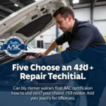 Certified AAC Auto Repair Technician