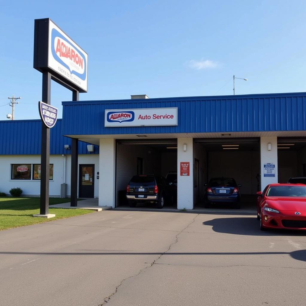 Aaron Auto Service Coon Rapids Shop Front