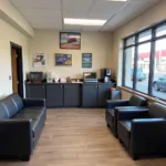 Comfortable Customer Waiting Area at Action Auto Service