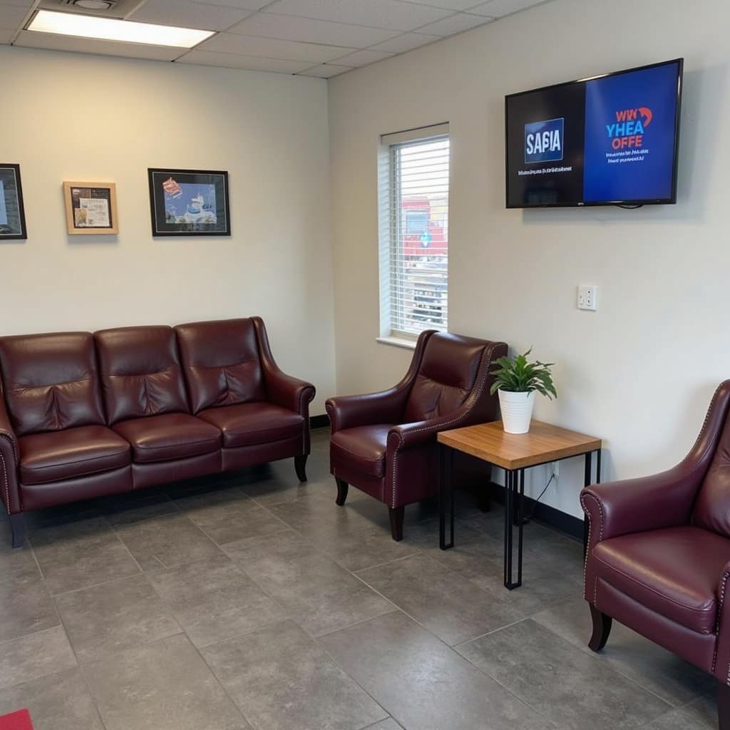 Comfortable Customer Waiting Area