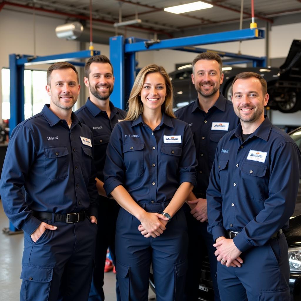 Adam Auto Service Northampton Team