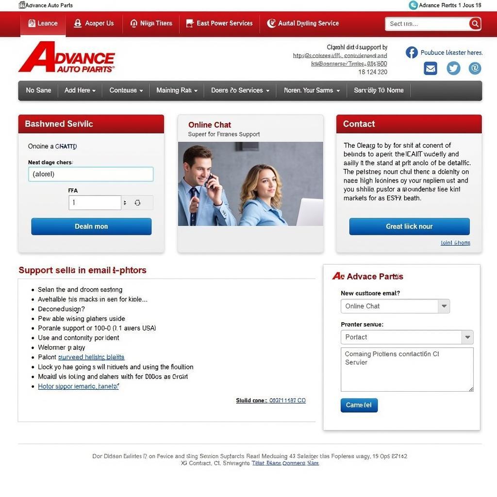 Advance Auto Online Customer Service Resources