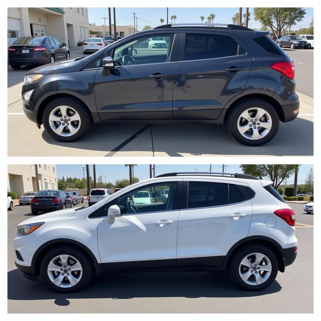 Car Before and After Affordable Auto Polishing in Norco