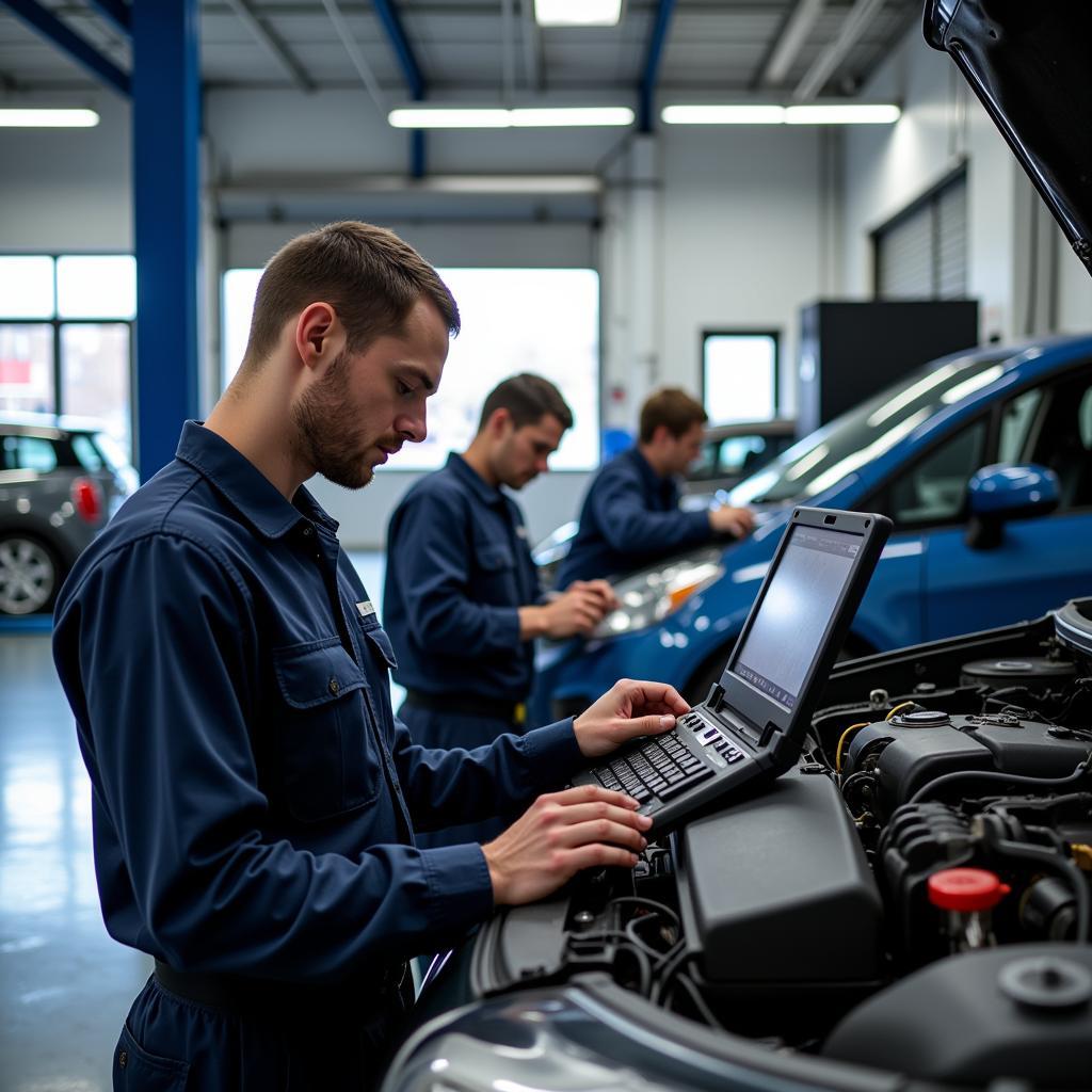 Experienced Auto Technicians at Work