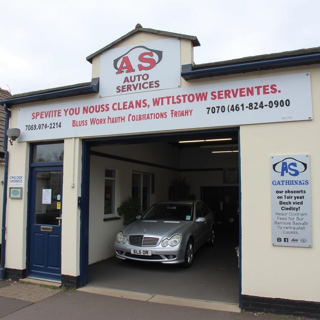 AJ Auto Services Chudleigh Garage Exterior