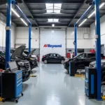 Modern and well-equipped Al Reyami Auto Service Center facility