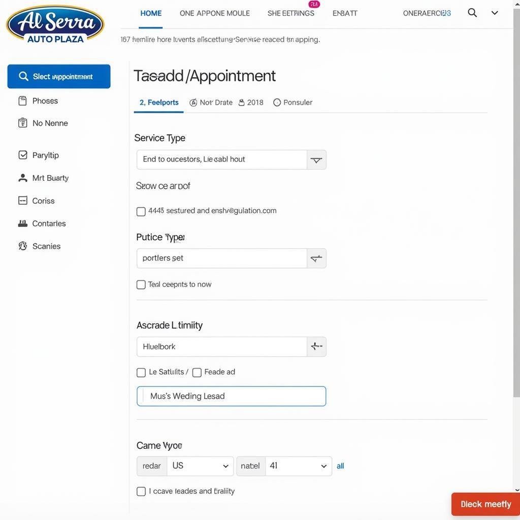 Al Serra Auto Plaza Online Service Appointment Scheduling