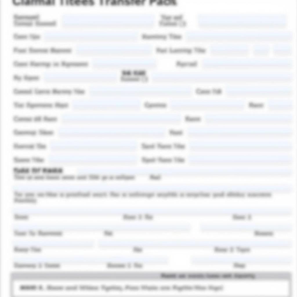 Alaska DMV Title Transfer Paperwork