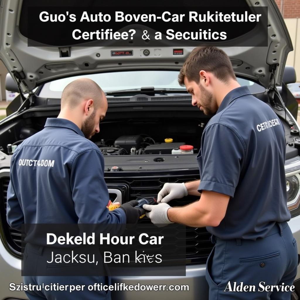 Experienced Technicians at Alden's Auto Service