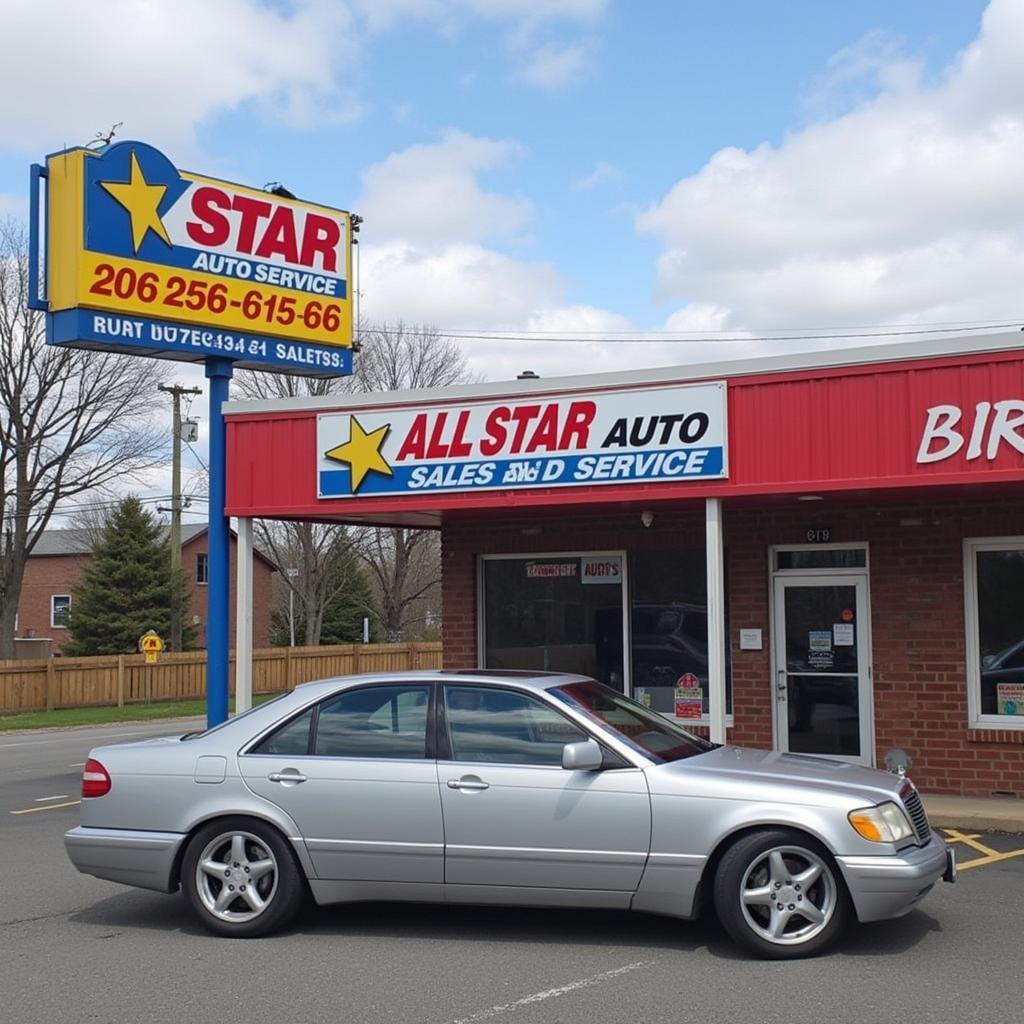 All Star Auto Sales and Service LLC Building in Allentown PA