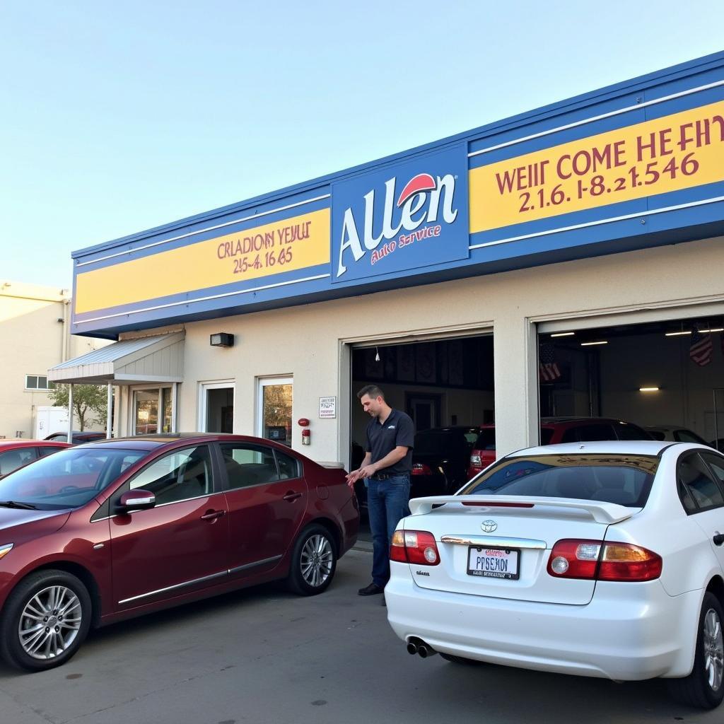 Allen Auto Service Building in Stevensville, MD