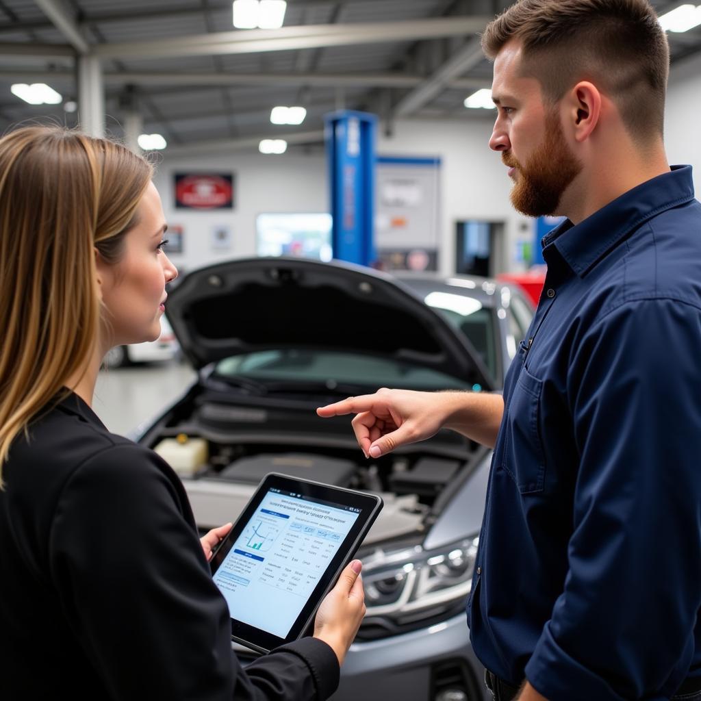 Customer Interaction at Allen Tillery Auto Service