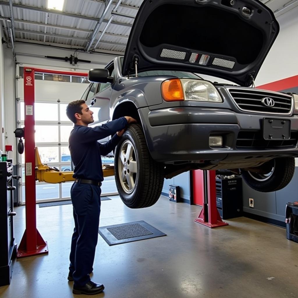 Oil change service at Allied Auto Care Center Jersey City