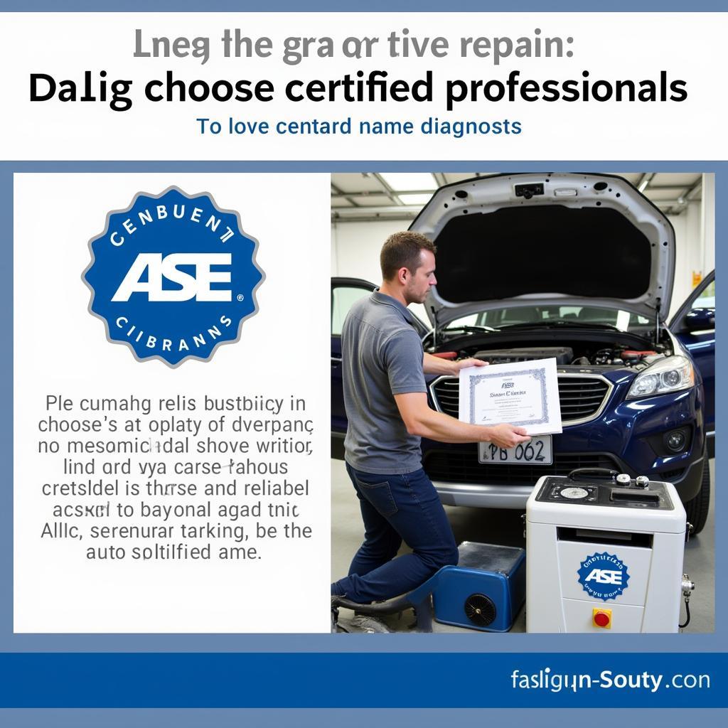 Importance of ASE Certifications in Auto Repair