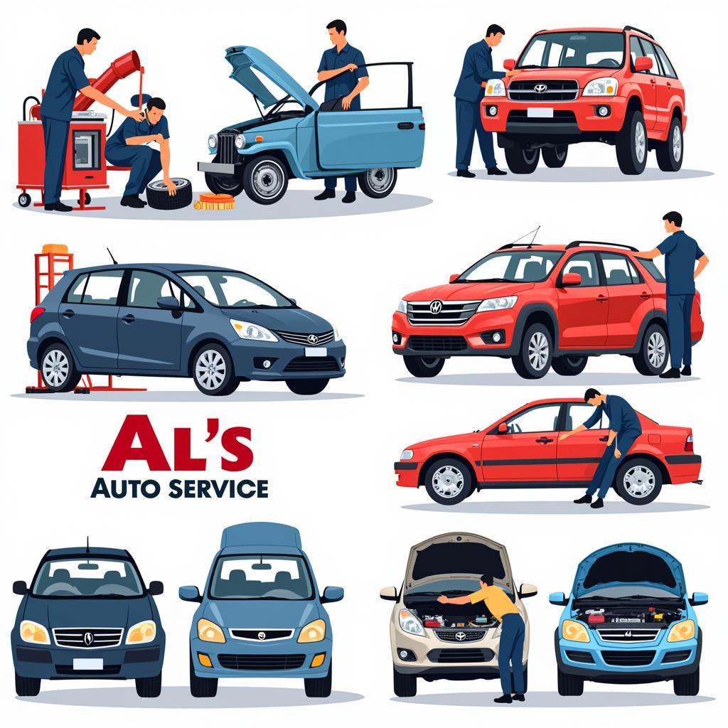 A diverse range of services offered by Al's Auto Service