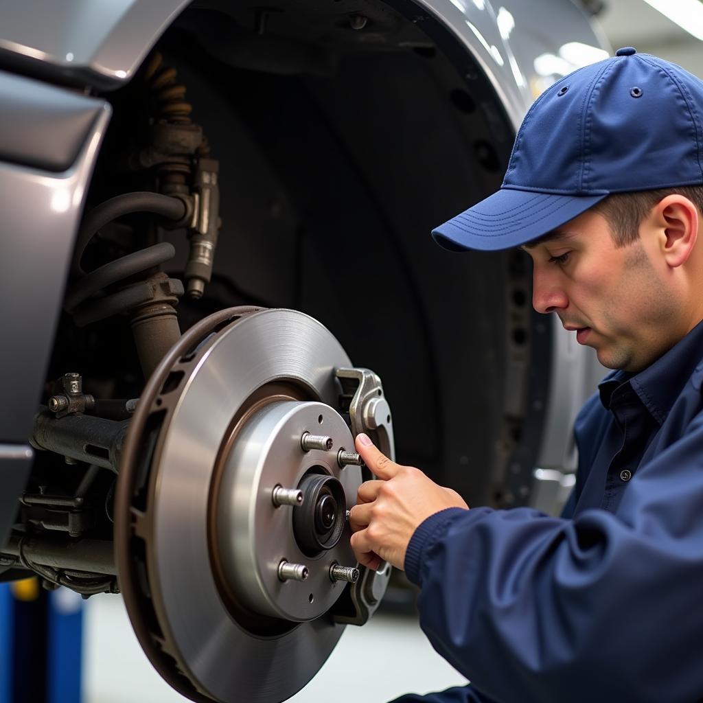 Brake Inspection at Al's Auto Service