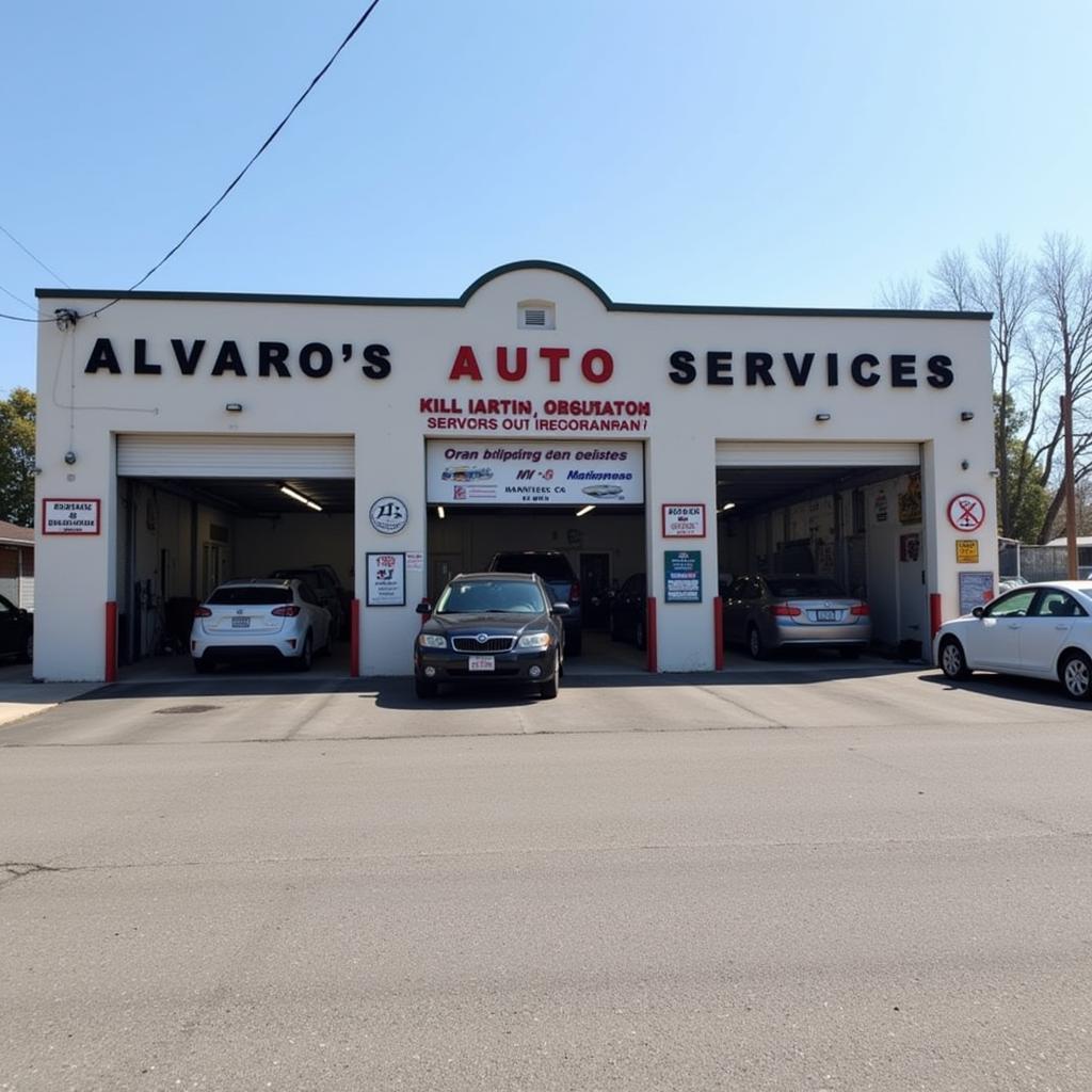 Alvaro's Auto Services Del Rio TX Shop Front