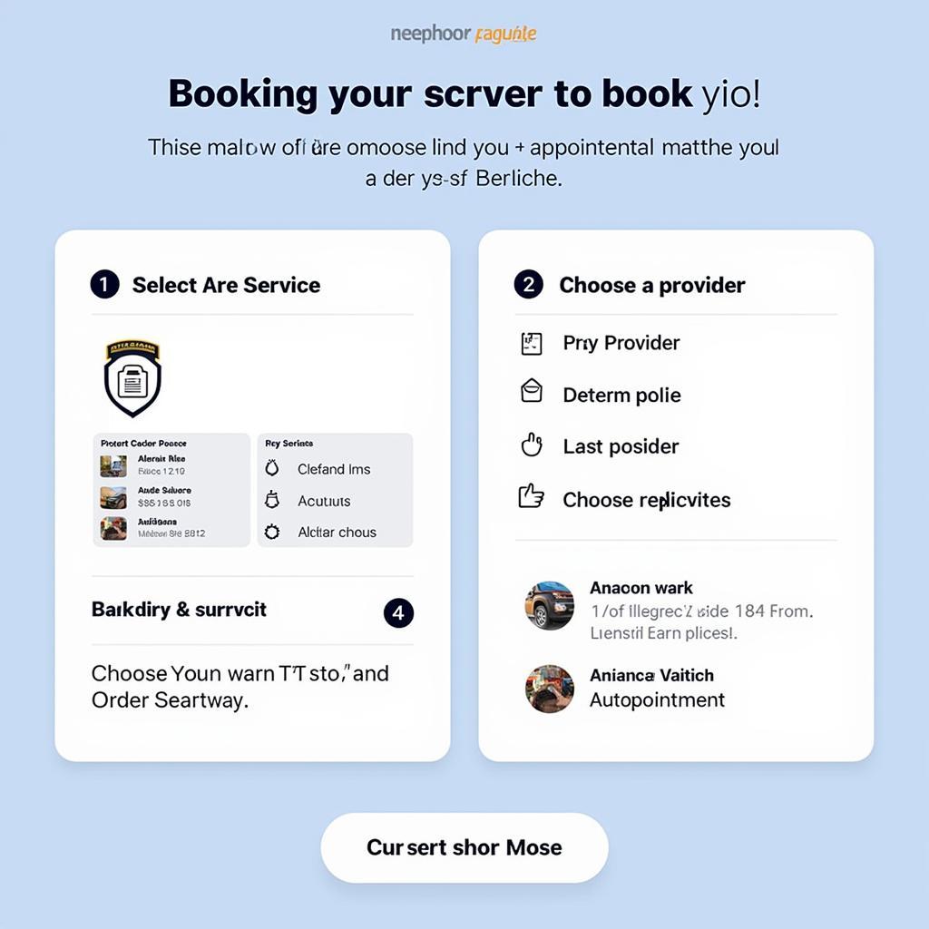 Amazon Auto Service Booking Process