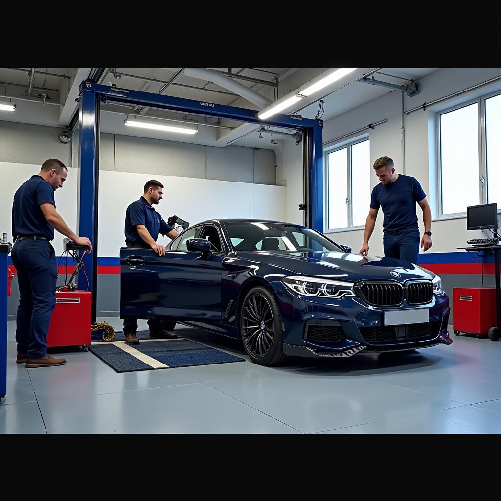 Auto service garage in Amplepuis