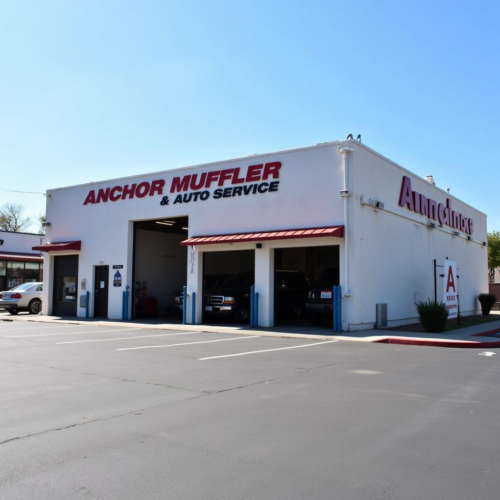 Anchor Muffler & Auto Service Building in Anaheim, CA