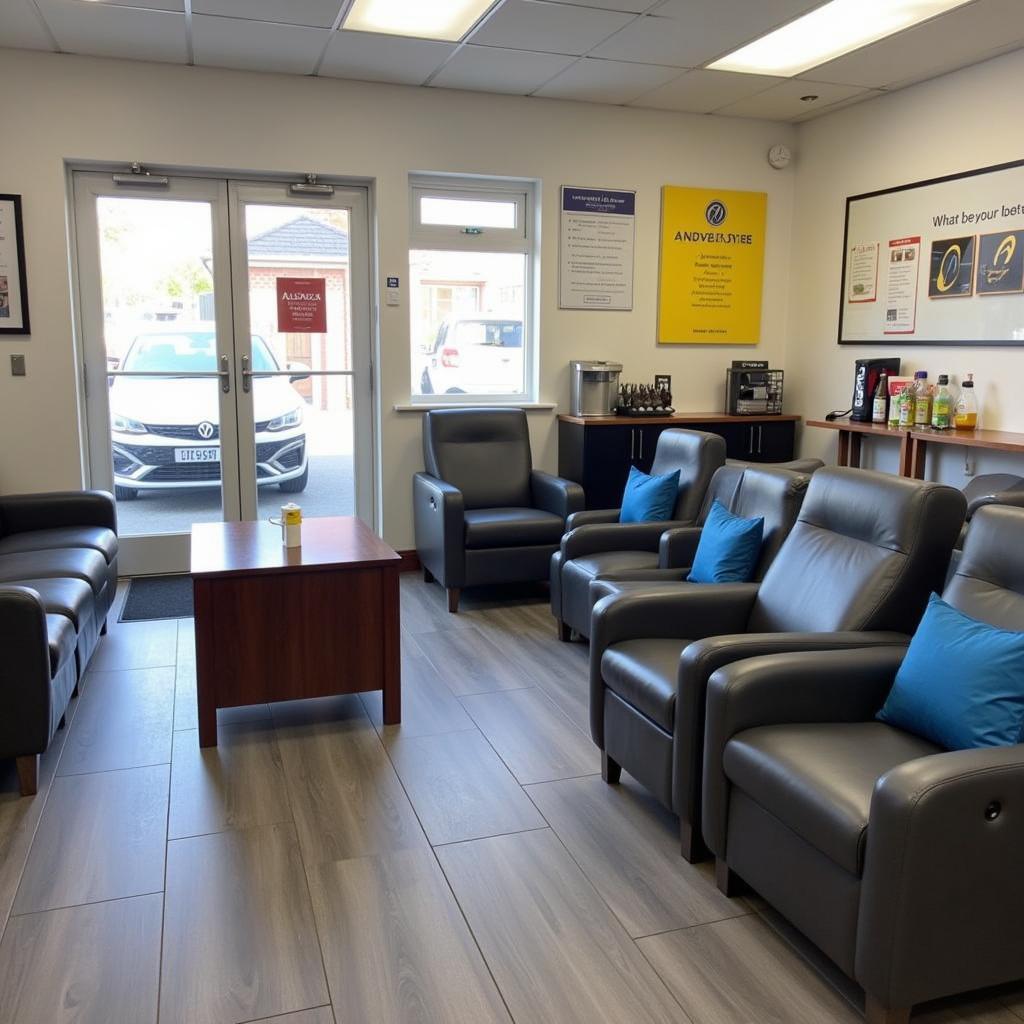 Andover Tyre & Auto Services Customer Waiting Area