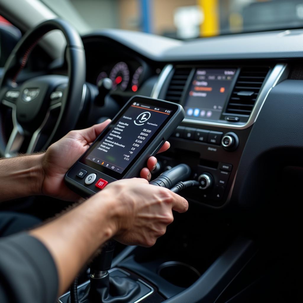 Modern Diagnostic Tools in an Auto Shop