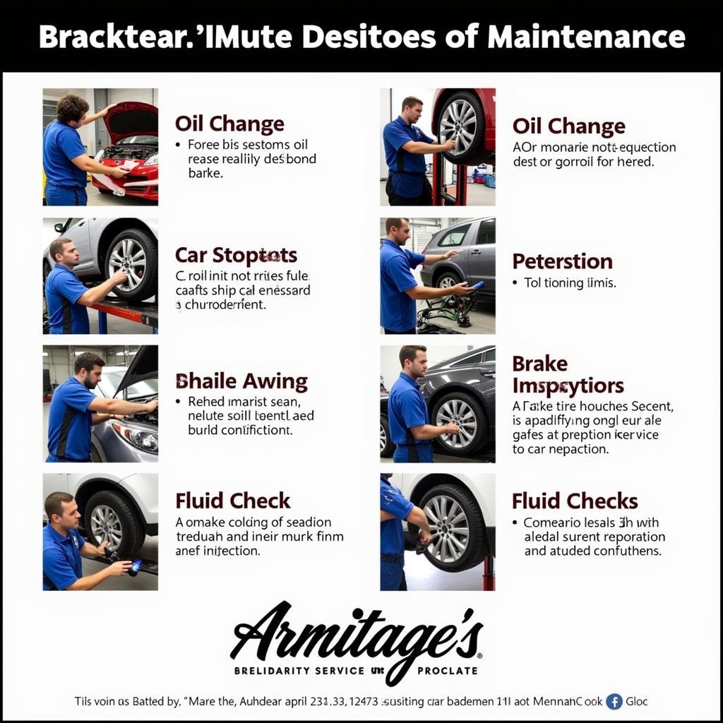 Armitage's Auto Service Maintenance Options